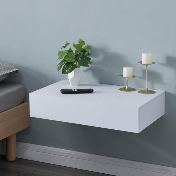 Półka ścienna Kärsämäki z szufladą [en.casa]