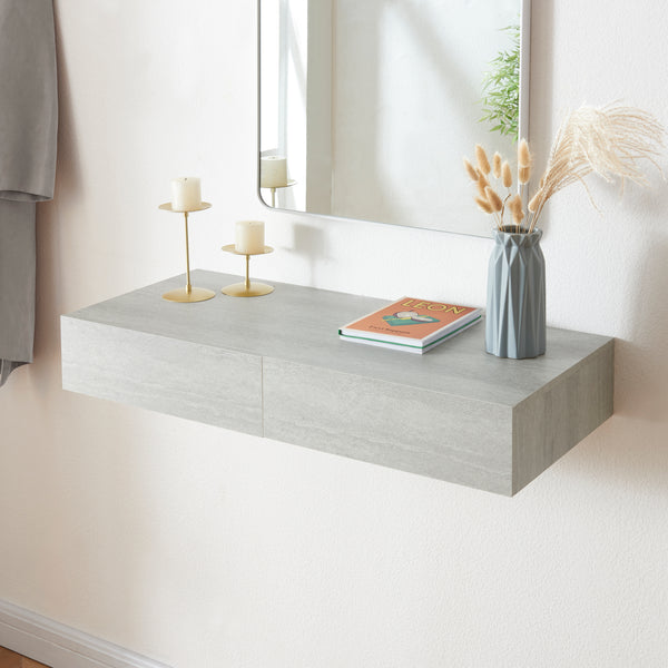 Półka ścienna Karstula z szufladą [en.casa]