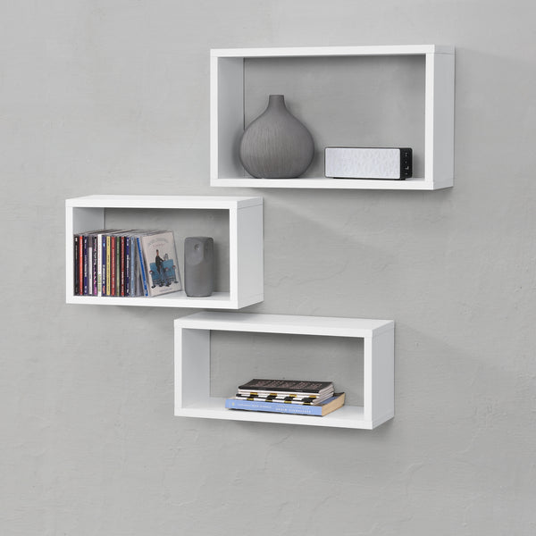 Półka ścienna Mandal zestaw 3 różnych kolorów Colours en.casa