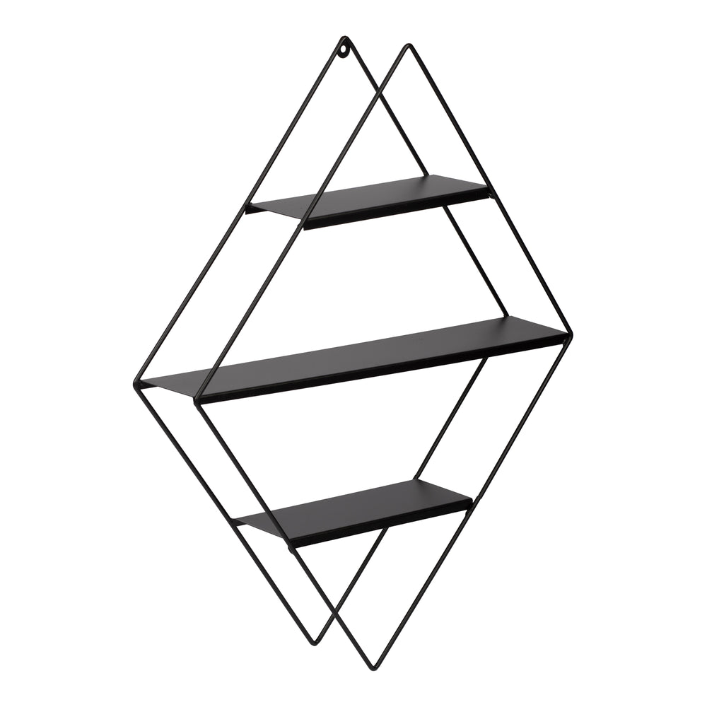 Wandregal Polvijärvi Schwarz in versch. Größen [en.casa] - premiumXL