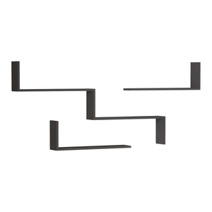 3-częściowy zestaw półek ściennych Vepinshul [en.casa]