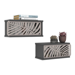 Zestaw półek ściennych Våler 49x20x21cm w różnych kolorach. kolory [en.casa]