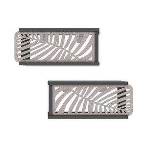 Zestaw półek ściennych Våler 49x20x21cm w różnych kolorach. kolory [en.casa]