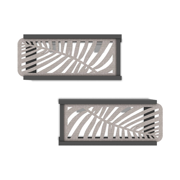 Zestaw półek ściennych Våler 49x20x21cm w różnych kolorach. kolory [en.casa]