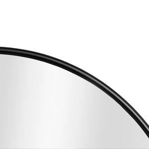 Lustro ścienne Ordona czarne okrągłe w różnych rozmiarach rozmiary [en.casa]