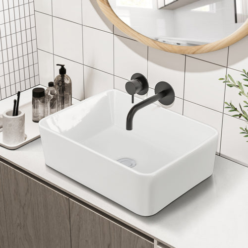 Biała umywalka Svendborg [neu.haus]