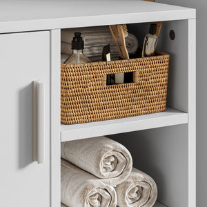 Szafka pod umywalkę Kulaik 51x60x32 cm Biała [en.casa]