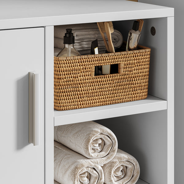 Szafka pod umywalkę Kulaik 51x60x32 cm Biała [en.casa]