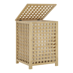 Kosz na pranie Jystiand bambus naturalny [en.casa]