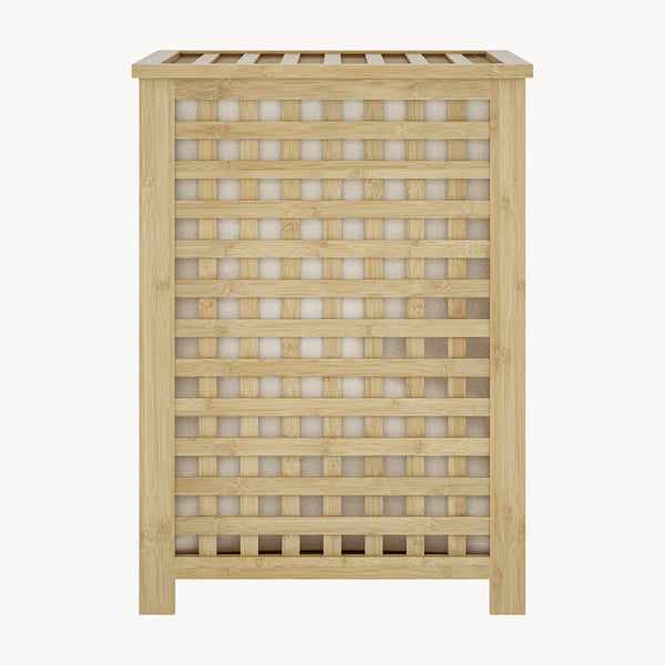 Kosz na pranie Jystiand bambus naturalny [en.casa]