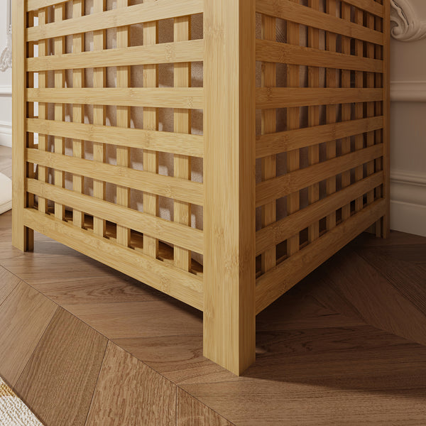 Kosz na pranie Jystiand bambus naturalny [en.casa]