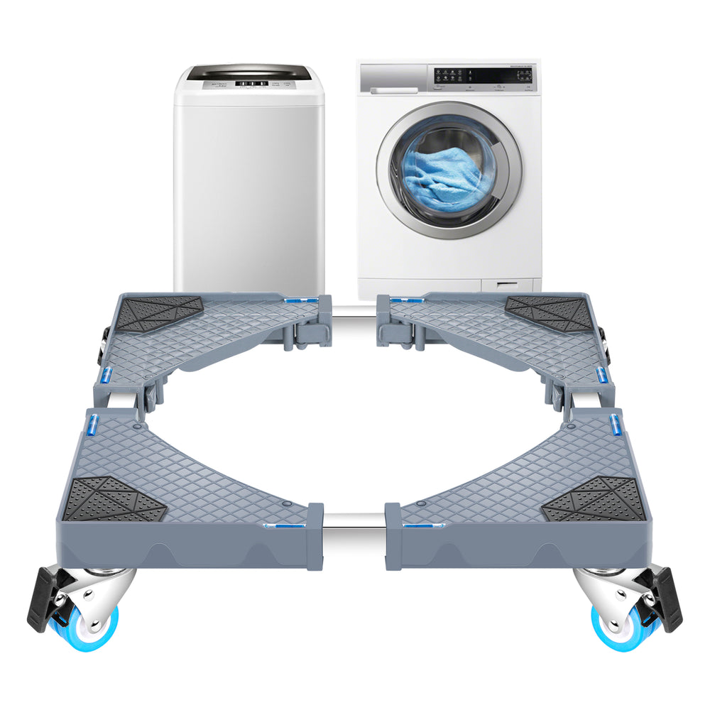 Podstawa pod pralkę Zaberfeld 4 kółka max. 300 kg [en.casa] - premiumXL