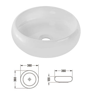 Umywalka Skelbolu z szufladami 60x72x40 cm [en.casa]