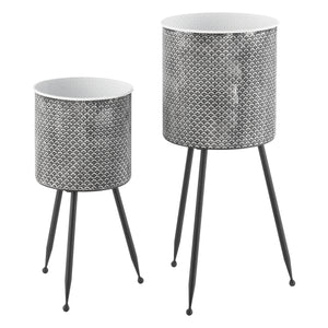 Stojak na rośliny Courcelles zestaw 2 sztuki w różnych kolorach en.casa