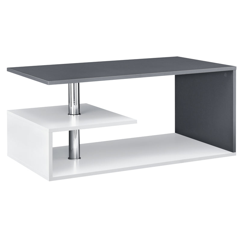 Szkic wymiarowy Stolik kawowy Haarlem 90x50x41 cm [en.casa]