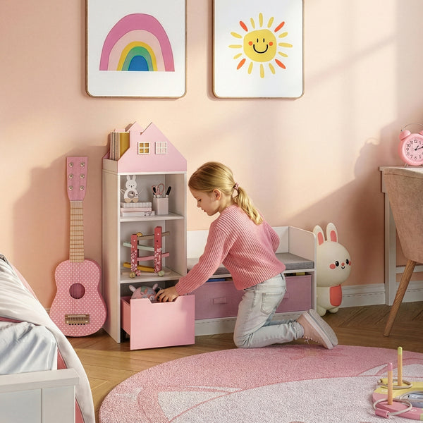 Ławka dziecięca z półką Vipsali [en.casa]