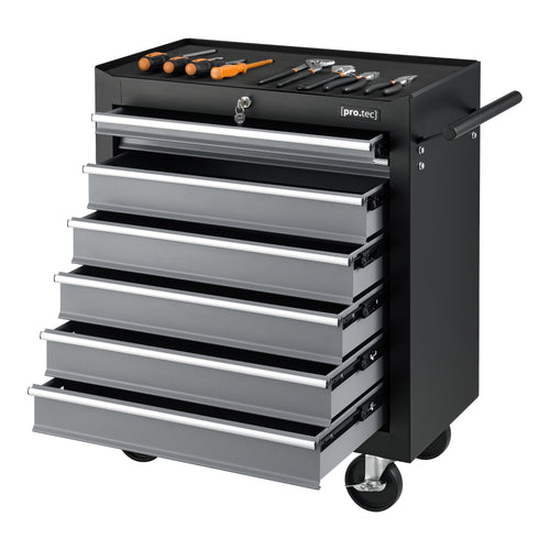 Wózek warsztatowy z szufladami i 4 kółkami, różne modele modele [pro.tec]
