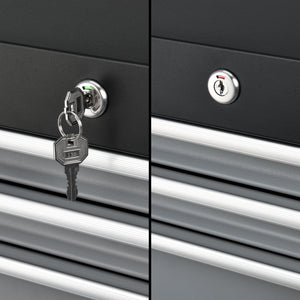 Wózek warsztatowy z szufladami i 4 kółkami, różne modele modele [pro.tec]