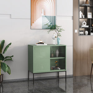 Sideboard Eidsvoll 80x45x85cm Grün [en.casa] - premiumXL