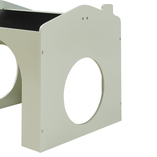 Stolik do rysowania dla dzieci Romso z 2 krzesłami [en.casa]