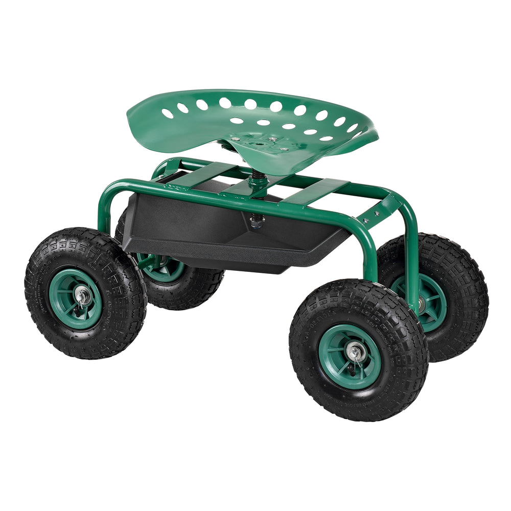 Mobilny fotel ogrodowy do 135 kg Green pro.tec