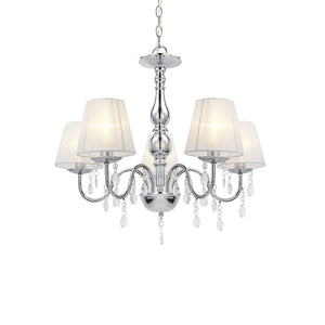 Kronleuchter Isabell 5 - flammig Chrom lux.pro - premiumXL