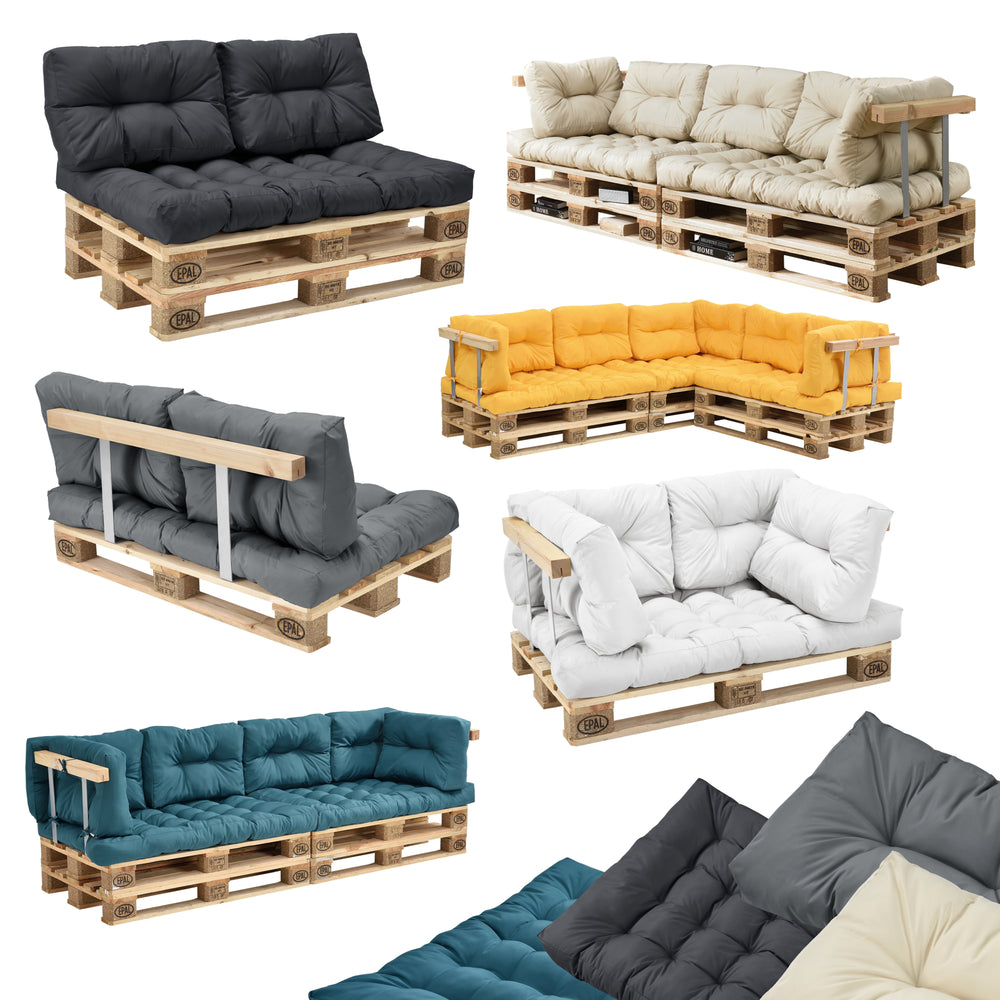 Poduszki na palety Comfy w różnych kolorach en.casa - premiumXL