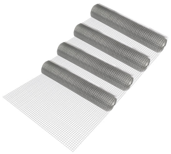 Ogrodzenie z siatki drucianej 1x25 m/rolka stal ocynkowana szara pro.tec