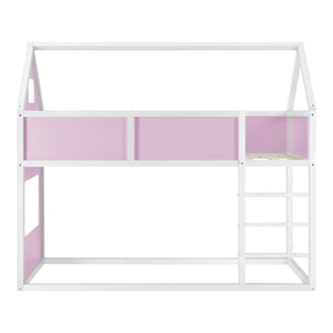 Łóżko piętrowe Quedlinburg dla dzieci 90x200 cm w różnych kolorach [en.casa]