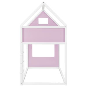 Łóżko piętrowe Quedlinburg dla dzieci 90x200 cm w różnych kolorach [en.casa]