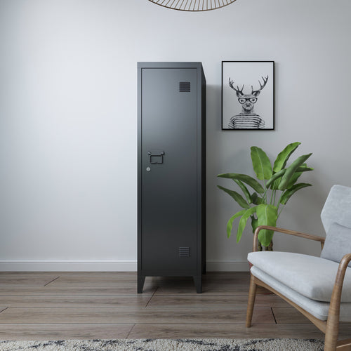 Einzelspind Kurikka 137x38x38 cm [en.casa] - premiumXL