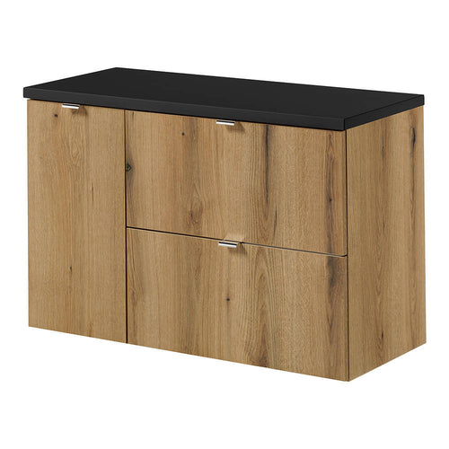 Szafka podumywalkowa Skelbolu z 2 szufladami i 1 drzwiczkami [en.casa]